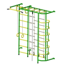 Детский спортивный комплекс Пионер С5Л зелёно/жёлтый