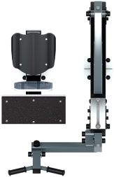 Бицепс сидя (серый) - Уличный тренажер - СТ 034-13.И1, фото 5