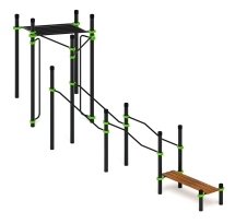 Воркаут ЛОВ 89 зеленый ВТ 101.21-02 Воркаут ЛОВ 89 зеленый ВТ 101.21-02