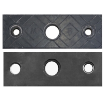 Груз для тренажера обрезиненный прямоугольный 5,5-6кг черный Груз для тренажера обрезиненный прямоугольный 5,5-6кг черный