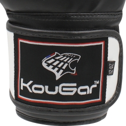 Перчатки боксерские KouGar KO400-8, 8oz, черный, фото 7