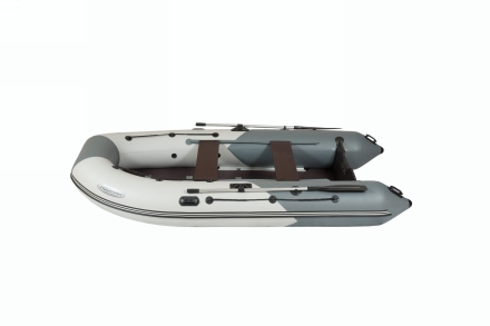 Лодка ПВХ Лоцман М-330 (киль) надувная под мотор, фото 3