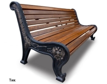 Скамейка чугунная Патриот, Сосна 3,0 м