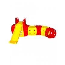 Горка Doloni с игровым туннелем