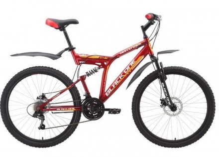 Велосипед Black One Descender Disc Red/Yellow 18&quot;, фото 1