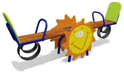 Качели-балансир Солнышко 04118.21 для детской площадки, фото 1 Качели-балансир Солнышко 04118.21 для детской площадки, фото 1