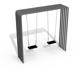 Качели двойные VST 2002/1 для дворов и парков, фото 1