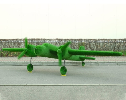 Топиари Самолет Победа - газон Eco, фото 2