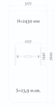 Качели Н24.043002 металлические для детской площадки