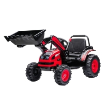 Электромобиль трактор с ковшом Harley Bella HL389-LUX красный