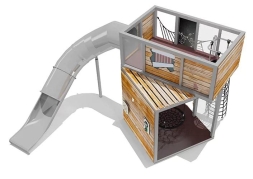 Игровой комплекс Эко Кубус VST 4506 для детской площадки, фото 2 Игровой комплекс Эко Кубус VST 4506 для детской площадки, фото 2