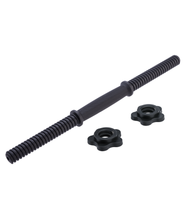 Гриф гантельный BB-106, пластиковый, с пластиковыми замками, 45 см, фото 1