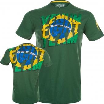Футболка Venum Brazilian Flag T-Shirt - Green, фото 1