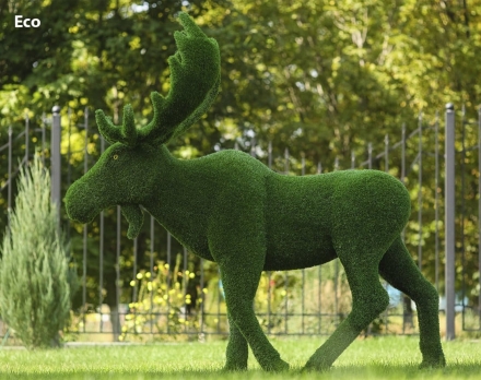 Топиари лось - газон  Eco, зелёный/Eco, синий, фото 2
