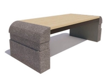 Парковая скамейка Мурманск Сосна