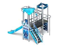 Детская игровая площадка Волшебный город Снежная королева ДИК 2.19.05-02 Н=1500, фото 4