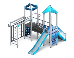 Детская игровая площадка Волшебный город Снежная королева ДИК 2.19.05-02 Н=1500, фото 1