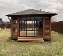 Застекленная беседка БАЛТИКА Застекленная беседка БАЛТИКА