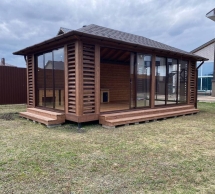 Застекленная беседка БАЛТИКА Застекленная беседка БАЛТИКА