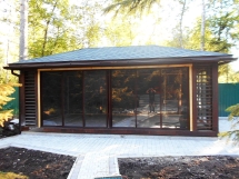 Застекленная беседка БАЛТИКА Застекленная беседка БАЛТИКА