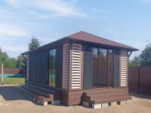 Застекленная беседка БАЛТИКА Застекленная беседка БАЛТИКА