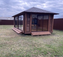 Застекленная беседка БАЛТИКА Застекленная беседка БАЛТИКА