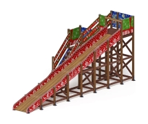 Горка Зима (новый год)(под анкера) - ИО 49.01.03-02.И1 - Н=3000 Горка Зима (новый год)(под анкера) - ИО 49.01.03-02.И1 - Н=3000