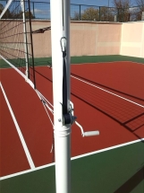 Универсальные алюминиевые стойки 100х120 мм. с механической лебедкой Универсальные алюминиевые стойки 100х120 мм. с механической лебедкой