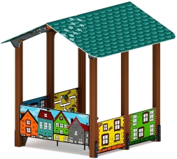 Домик большой 2 (Город) МФ 10.01.08-01, фото 4 Домик большой 2 (Город) МФ 10.01.08-01, фото 4