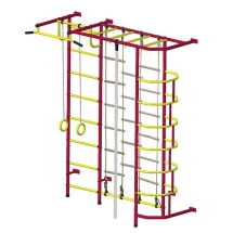 Спортивный комплекс Пионер С5Л красно/жёлтый