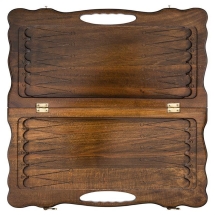 Нарды резные "Корабль" с ручкой 60, Haleyan Нарды резные "Корабль" с ручкой 60, Haleyan