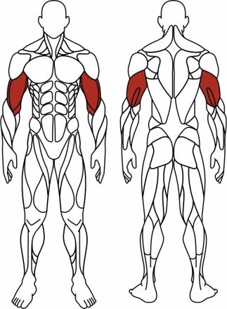Бицепс стоя (красный) - Уличный тренажер - СТ 035-11.И1, фото 6