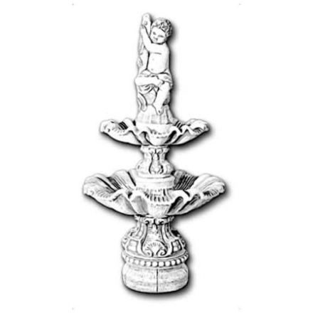 Фонтан античный &quot;Мальчик с рыбкой&quot; артикул 759, фото 1