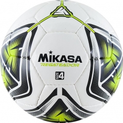Мяч футб. трен. &quot;MIKASA REGATEADOR5-G&quot;, р.4, бело-черно-зеленый