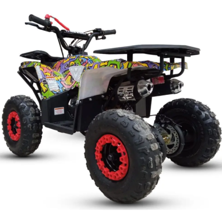 Детский квадроцикл GRIZLIK MIDI ES BW с электростартером, фото 6