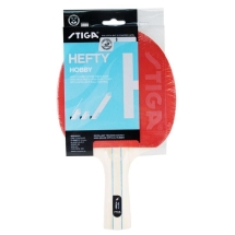 Ракетка для настольного тенниса Stiga Hefty Hobby, для начинающих, одобренная ITTF, коническая ручка
