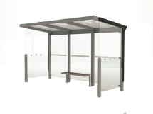 Aureo павильон остановочный, ширина 1855 мм, длина 4220 мм