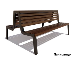 Парковая скамейка Магадан, Лиственница 3 м, фото 3