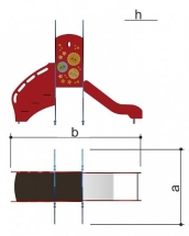 Горка Romana 111.23.00 Ракета для детских площадок Горка Romana 111.23.00 Ракета для детских площадок