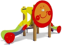Горка двойная Колобок 08207 для детской площадки Горка двойная Колобок 08207 для детской площадки