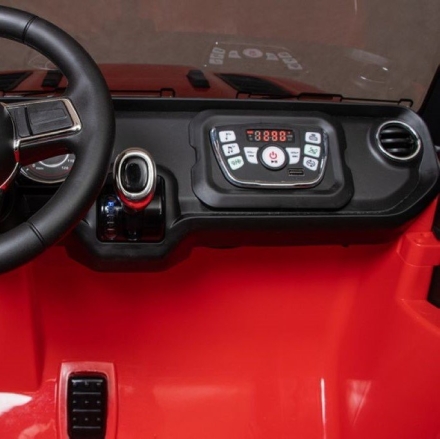 Электромобиль Jeep Rubicon 6768R красный, фото 10