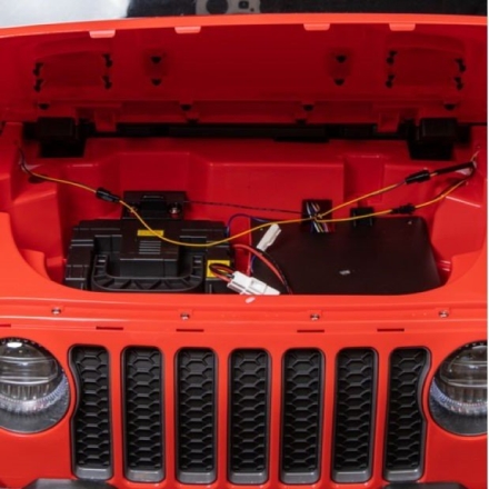 Электромобиль Jeep Rubicon 6768R красный, фото 6