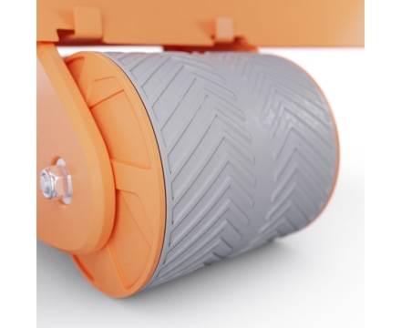 Тренажёр для пресса AB Roller SND оранжевый с ковриком 45 х 30 x 3.5 cм, фото 5