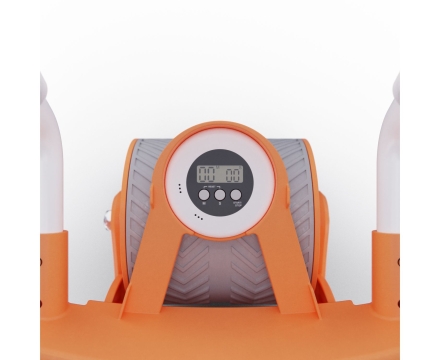 Тренажёр для пресса AB Roller SND оранжевый с ковриком 45 х 30 x 3.5 cм, фото 4