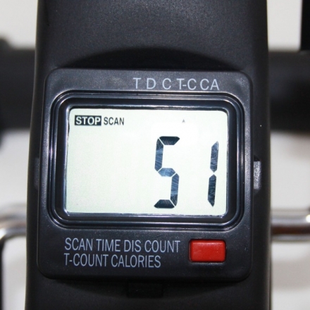 Велотренажер мини DFC B806 черный, фото 4