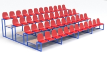 Трибуна разборная четырехрядная на 48 мест