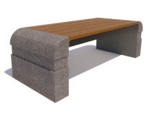 Парковая скамейка Мурманск Лиственница