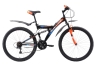 Изображение товара Велосипед Black One Flash FS 26 чёрный/оранжевый/голубой 16