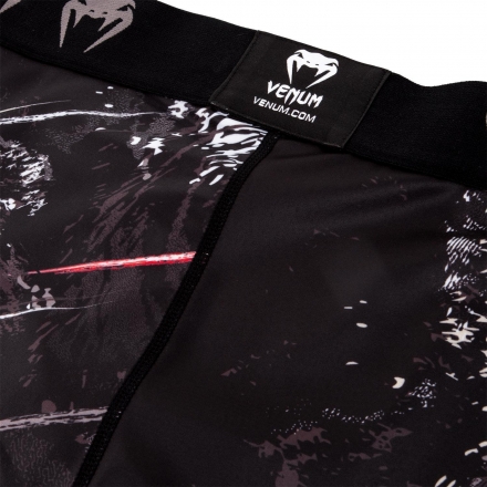 Компрессионные шорты Venum Grizzli Black/White, фото 6