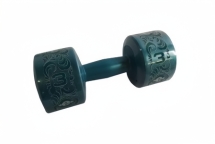 Гантель (корпус пластик) 3кг/шт, изумрудный